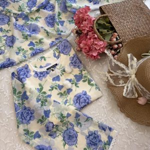 Cornflower blue kurti