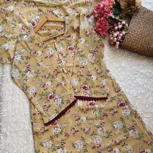Golden yellow kurti