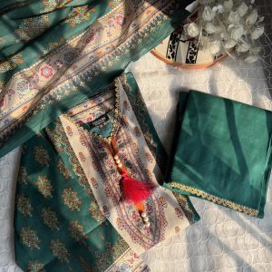 Emerald green 3 piece