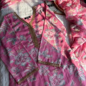 Fuchsia pink kurti