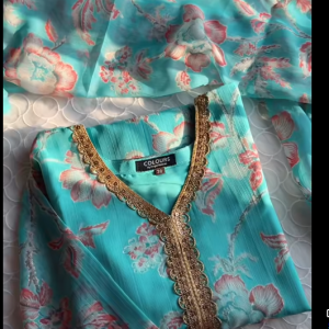 Pastal blue kurti