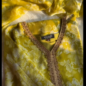 lime yellow kurti