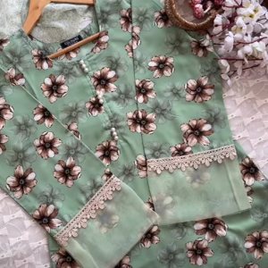 Watery flower kurti
