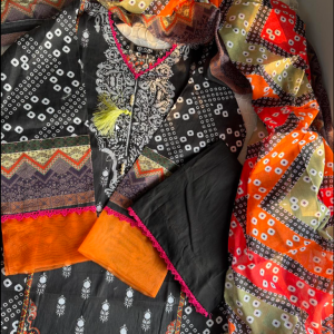 Chunri print 3 pc