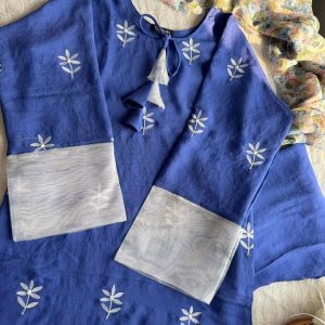 blue flower co-ords