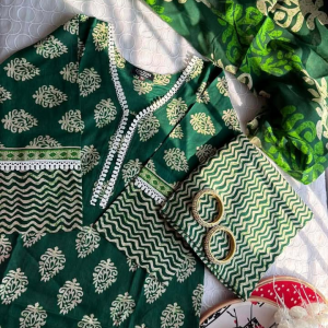 green joypuri 3pc