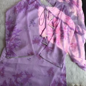 Cloudy Lavender Kurti
