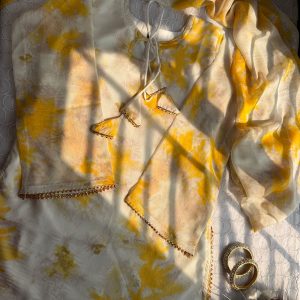Cloudy Yellow Kurti