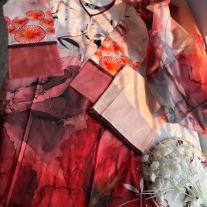 Red-Mauve 3pc