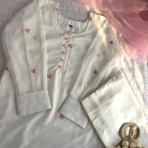 White Pookie Kurti