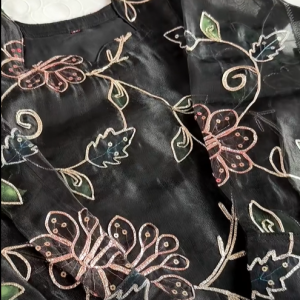 Black organza 3 pc