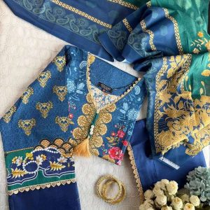 Blue green 3 pc