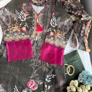 Pewter floral 3 pc