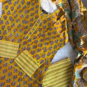 Mustard yellow joypuri