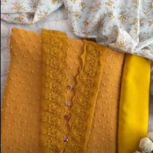yellow dot unstitched