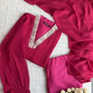 plain pinkish 3pc