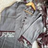 silver coffee kurti