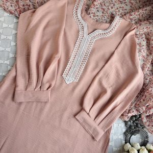peach magic kurti