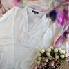 whitey lace kurti