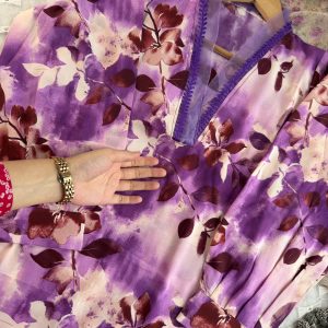 Purple mist kurti