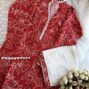 ruby flower co-ords