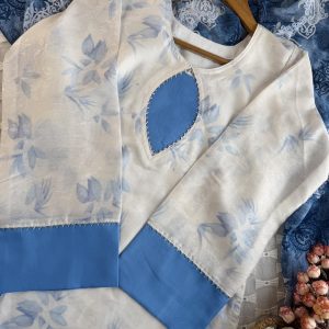 Cerulean Blue kurti