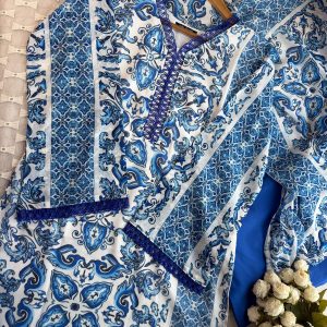 indigo tile kurti