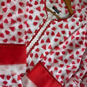 watermelon print kurti