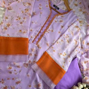 lavender bloom kurti