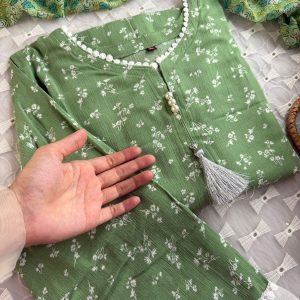 floral whishper kurti
