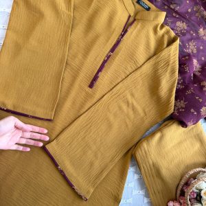 burnt yellow co-ords