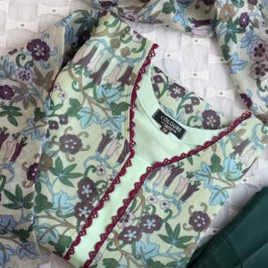 Sage green garden kurti