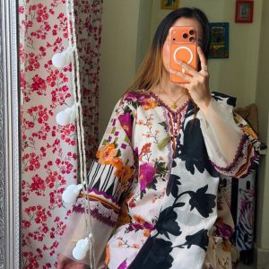 floral contrast 3pc