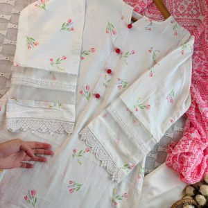 ivory blush kurti