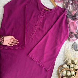 velvet vine kurti