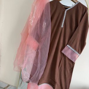 brown stone lace 3 pc
