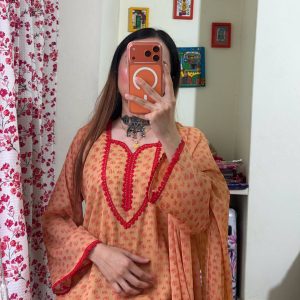 honey peach kurti