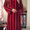 black & red stripe co-ords