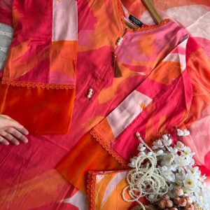 orange pink 3pc