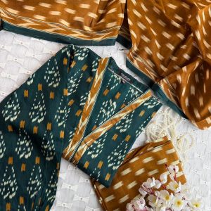 dark green joypuri 3pc