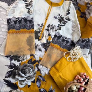 yellow & white 3pc