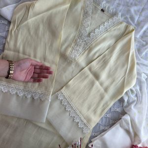 light yellow kurti
