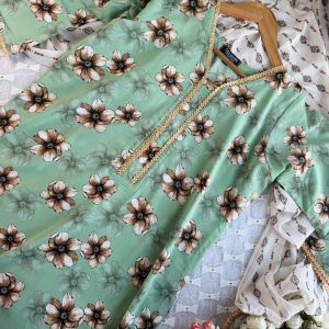pistachio flora kurti