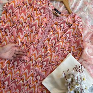 Gulaabi rong kurti