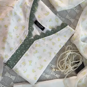 Pistachio Cream Kurti
