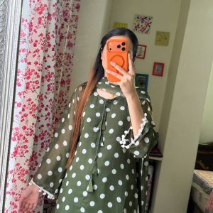 olive ball kurti