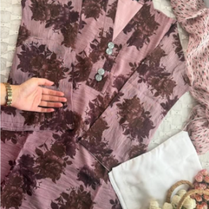dusty mauve kurti