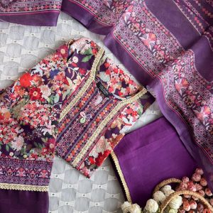 purple garden 3 pc