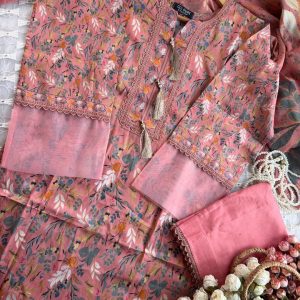 Pastel Pink flora 3 pc