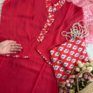 vibrant red co-ords